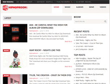 Tablet Screenshot of hiphopboom.com